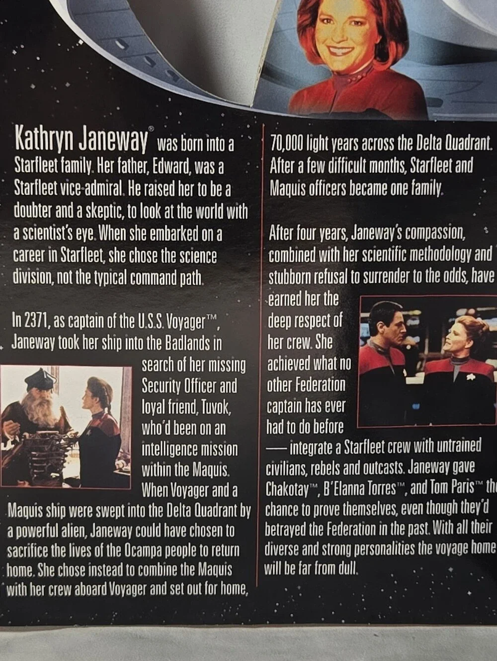 Vintage Star Trek Voyager Captain Kathryn Janeway 12